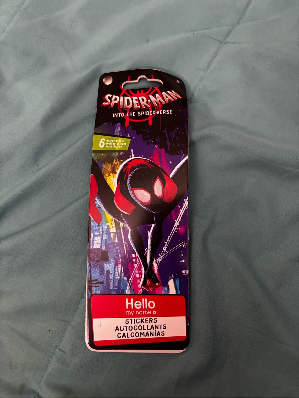 Spiderman Into the Spider-Verse Stickers 6 sheets